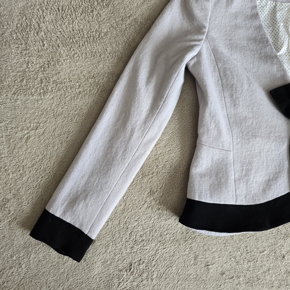 Anthropologie Elevenses Femme Bow Button Front Wool Blend Blazer size 6 - Picture 8 of 16